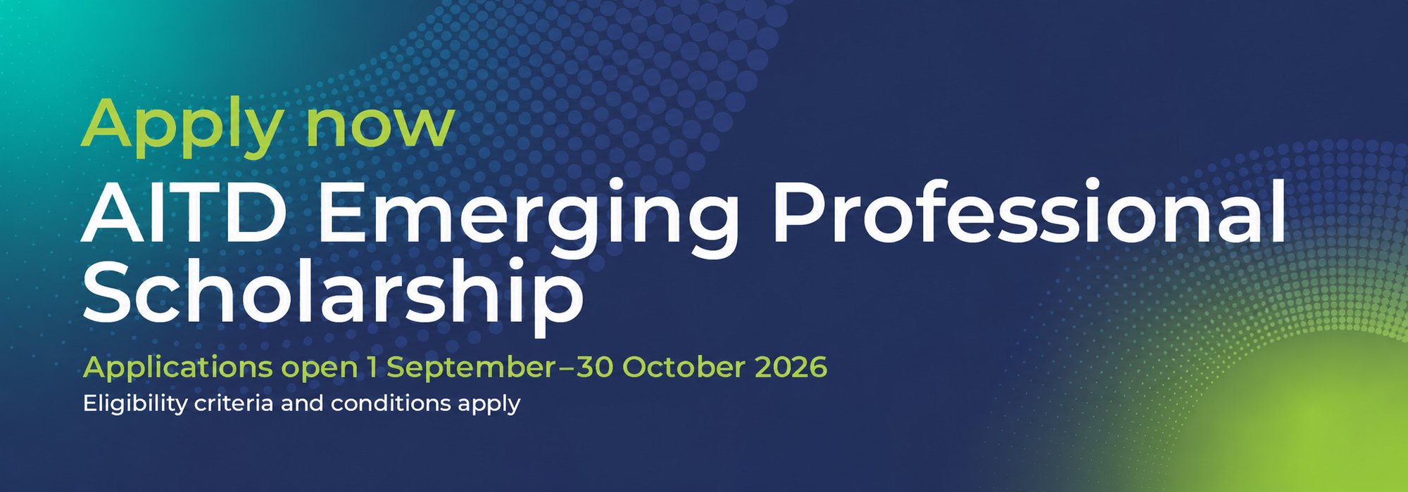 AITD Emerging Professional Scholarship AITD Emerging Professional Scholarship