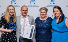 Award Winner: Blackmores Institute & The Learning Factor Blackmores Institute and The Learning Factor with their award